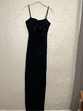 Vintage 90s Y2K Beaded Evening Gown